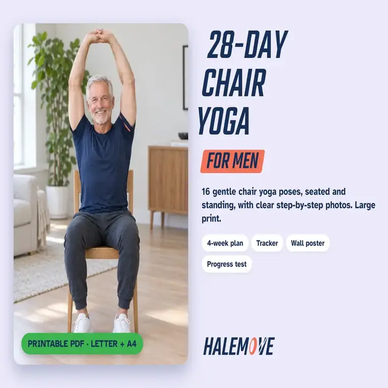 28-Day Chair Yoga cover